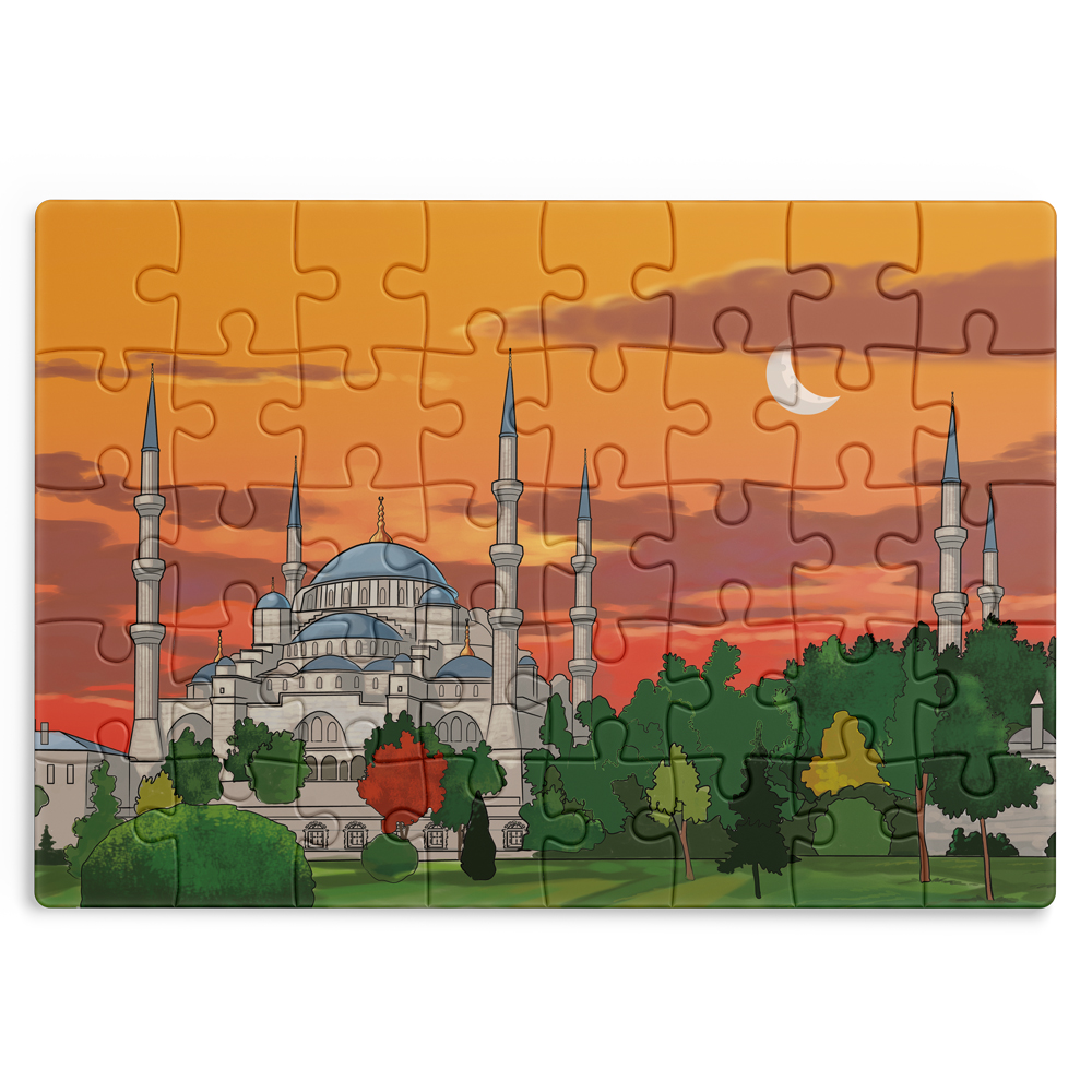 Ahşap Puzzle - Sultanahmet Cami